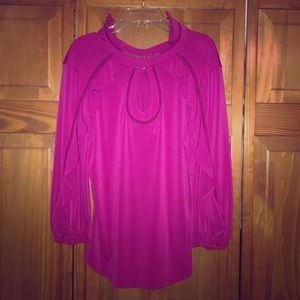 Magenta Blouse